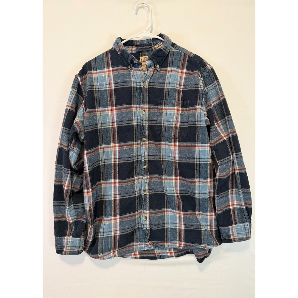 Red Head Brand‎ Co Plaid Flannel Shirt Men's XLT Button Down Long Sleeve
